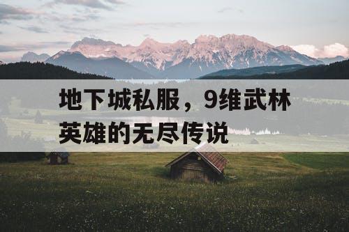 地下城私服，9维武林英雄的无尽传说