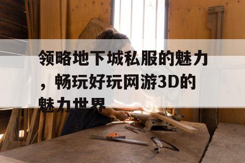 领略地下城私服的魅力，畅玩好玩网游3D的魅力世界